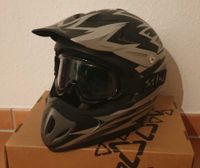 Motocross Helm inkl. Brille Gr. M Niedersachsen - Lüdersfeld Vorschau