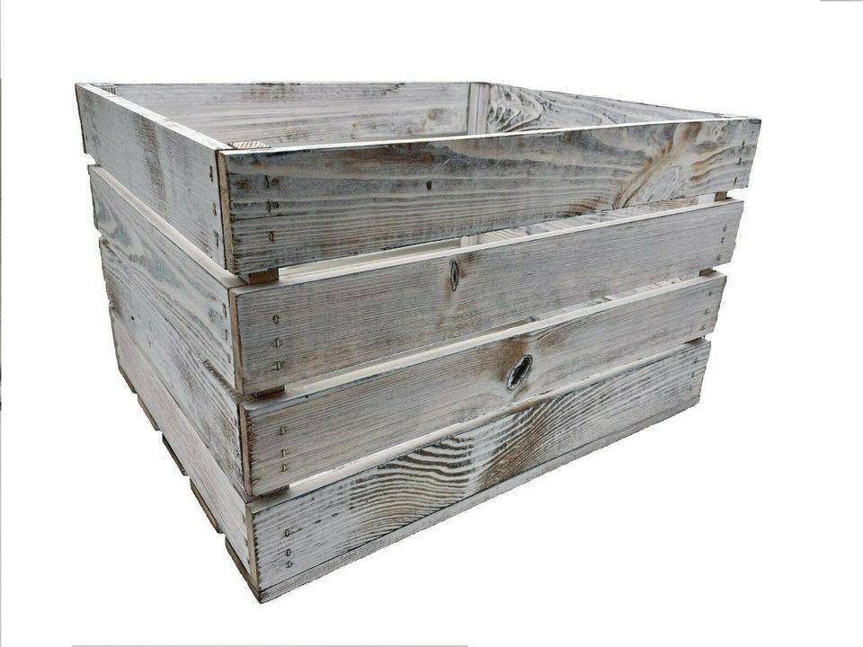 Obstkiste Vintage-Look | Shabby Chic | 50x40x30cm | Holzkiste in Trebbin