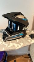 BMW GS Evo Carbon Helm mit Brille und Sena SF2 Hessen - Lich Vorschau