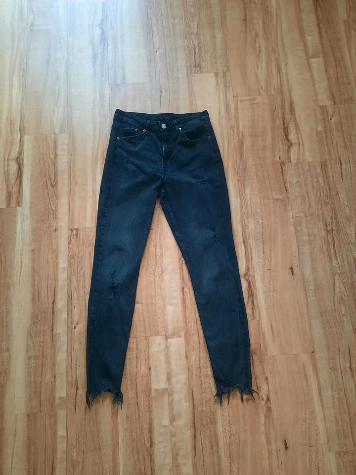 Skinny Ankle High Waist Denim Jeans in Größe 29 in Köln