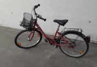 Rotes Fahrrad mit Korb Baden-Württemberg - Pleidelsheim Vorschau