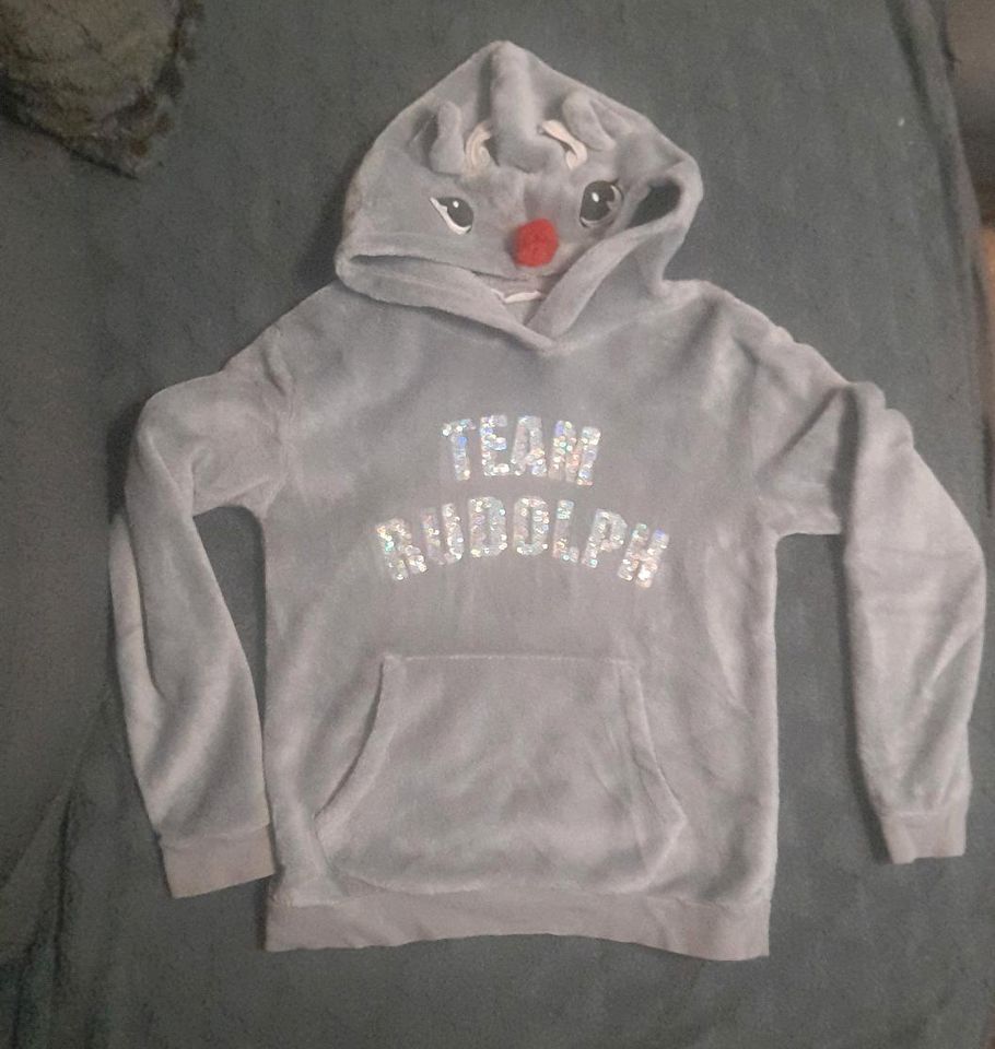 ☆Pullover/ Hoody ☆Team Rudolph ☆gr.146/152☆ in Ochtrup