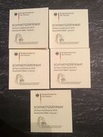 5x Echtheitszertifikat Deutscher Wald 20 Euro-Goldmünze Kastanie Mecklenburg-Vorpommern - Greifswald Vorschau