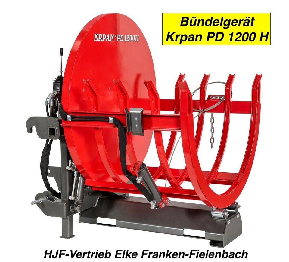 ⚠️ Krpan® PD 1200 H pro plus Brennholz Kaminholz Bündelgerät ⚠️ in Much