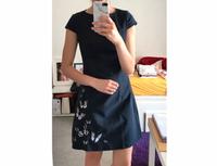 Orsay Schmetterlinge Etuikleid Kleid blau 38 Versand 2,55€ Kr. München - Neubiberg Vorschau