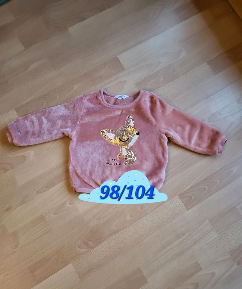 Pullover Fuchs h&m gr. 98/104 in Glienicke/Nordbahn