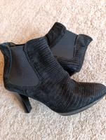 Empodium Stiefeletten Leder schwarz 38 Thüringen - Nobitz Vorschau