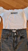 Jeans high waist 34/36 + Shirt Bayern - Bad Kötzting Vorschau