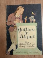 Antiquarisches Buch Gulliver in Liliput 1947 mit Farbbildern Bayern - Ebersberg Vorschau