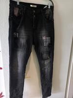 Tolle Jeans Jewelly Gr.42 schwarz Nordrhein-Westfalen - Kerken Vorschau