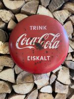 Antik Coca-Cola Blechschild Original 50er Jahre Bar kein Email Hessen - Hofheim am Taunus Vorschau