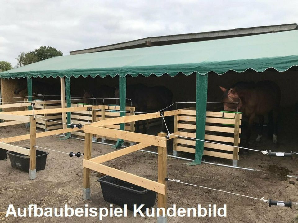 Lagerzelt 3x6 m Weidezelt Garagenzelt Unterstand Stahlgestell in Bielefeld