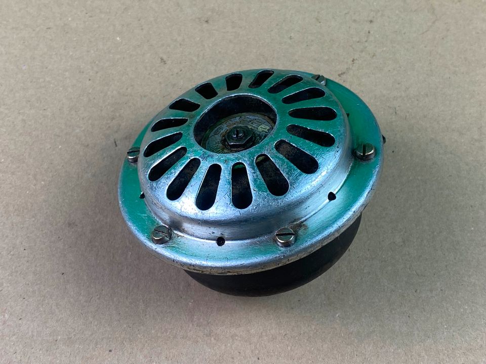 Hupe 12V ø100 Chrom Blende für BMW EMW MZ IFA RT ES IWL JAWA DKW NSU Simson  AWO