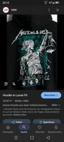 Metallica Hoodie Gr. M Hessen - Bad Endbach Vorschau
