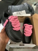 Black Nike Air Force 1 /Mit pink rope laces Steele / Kray - Essen Freisenbruch Vorschau