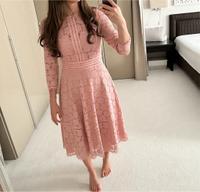 Hallhuber spitzen Kleid festlich rosa knielang Midi 34 36 Bayern - Bamberg Vorschau