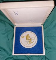 Seltene Medaille Meissen Porzellan Olympia Gesellschaft Förderung Nordrhein-Westfalen - Hiddenhausen Vorschau