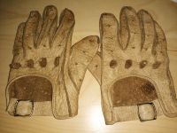 (Kalbs -?) Lederhandschuhe Autohandschuhe Damen naturfarben Bayern - Regensburg Vorschau