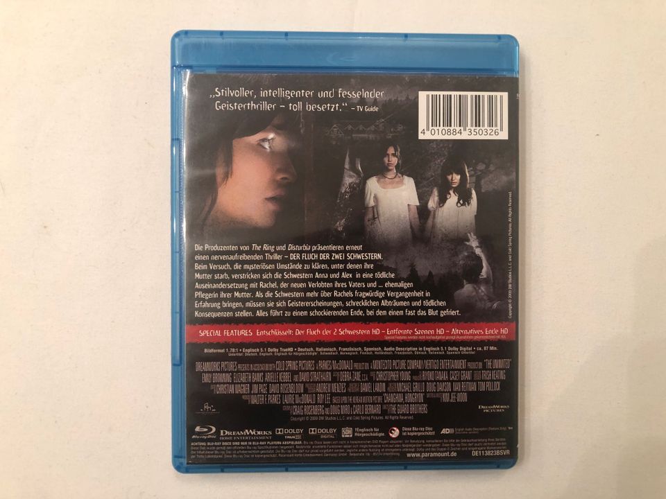 Blu-ray DVD - der fluch der 2 schwestern Elizabeth Banks - Horror in Buchloe