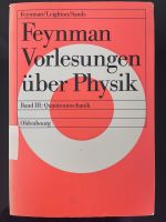 Feynman Vorlesung über Physik Band III Quantenmechanik Bayern - Thannhausen Vorschau