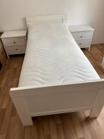 Bett Einzelbett Komfortbett weiß Lattenrost Matratze Bettkasten Sachsen - Pesterwitz Vorschau