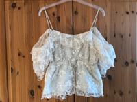 Zara Top Spitze beige/ivory S Bayern - Naila Vorschau