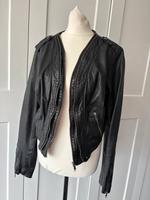 Oakwood Lederjacke Gr. L (M) 38/40 schwarz Echtleder sportlich Nordrhein-Westfalen - Korschenbroich Vorschau