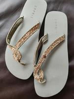 Esprit Sandale gold 40 Bayern - Wilhermsdorf Vorschau