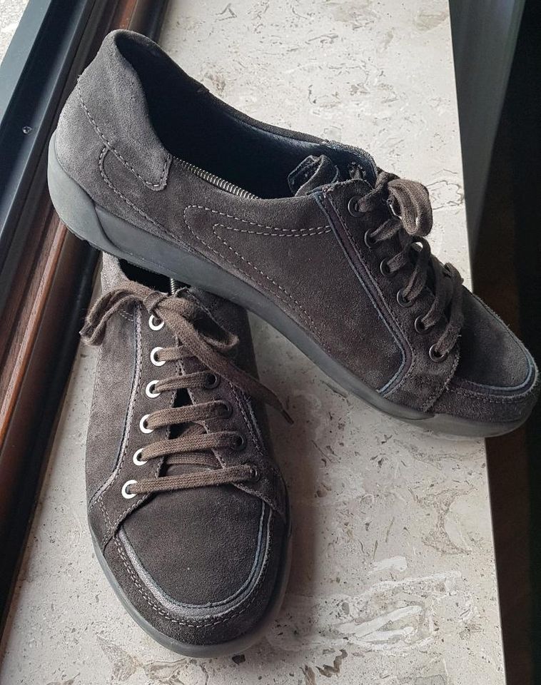 ARA  Sneaker braun , Leder  Gr. 7 1/2 in Leun