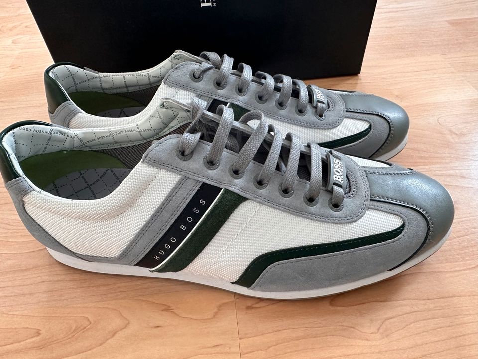 Hugo Boss Herren Sneakers grau weiß grün in Gr.44 NEU in Bayern - Starnberg  | eBay Kleinanzeigen ist jetzt Kleinanzeigen