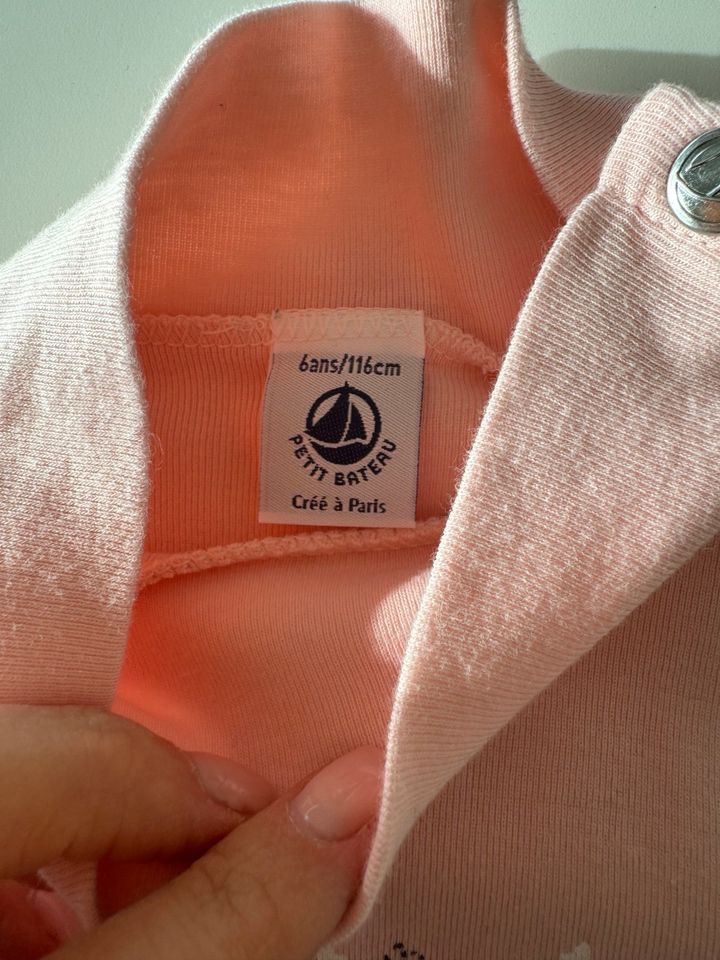 Petit Bateau Langarmshirt Shirt 6 Jahre wie neu Mädchen in Östringen