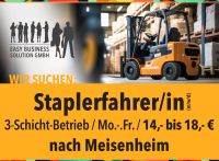 Staplerfahrer/in (m/w/d), Meisenheim, 3-Schicht, 14,- bis 18,- € Rheinland-Pfalz - Meisenheim Vorschau