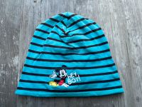 Blau gestreifte Mütze Beanie Mickey Mouse Disney Baby Gr. 50 Niedersachsen - Sehnde Vorschau