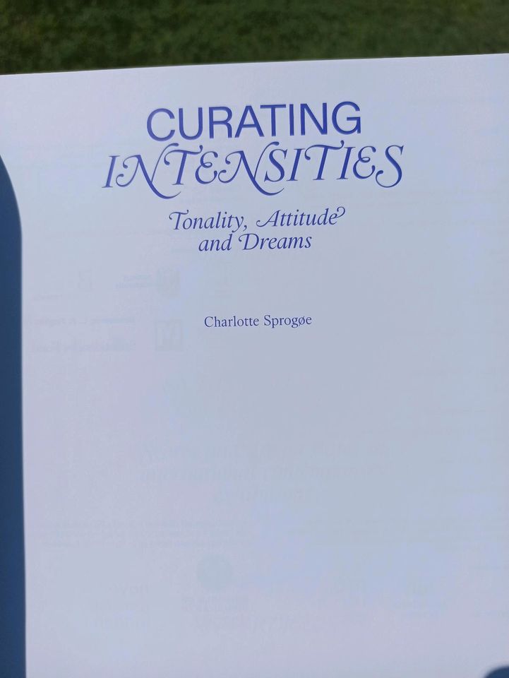 Curating Intensities Charlotte Sprogøe in Spenge