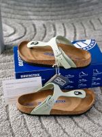 Birkenstock Weichbettung Nubukleder Sandalen Mintgrün Bayern - Kleinwallstadt Vorschau