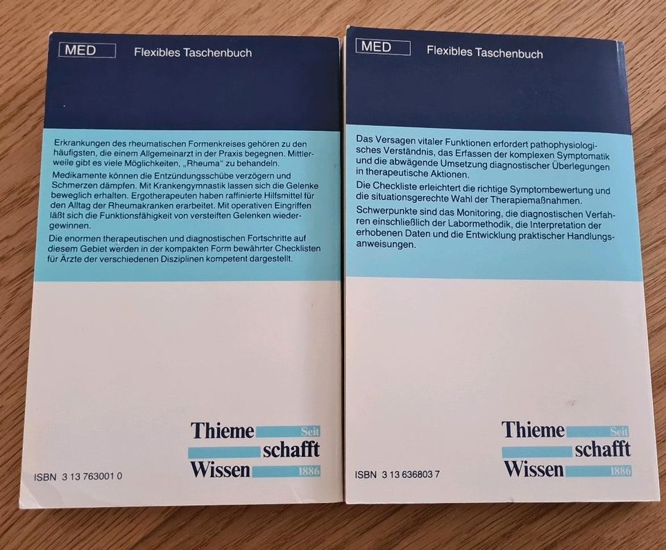Checkliste Intensivmedizin und Rheumatologie vom Thieme in Unna