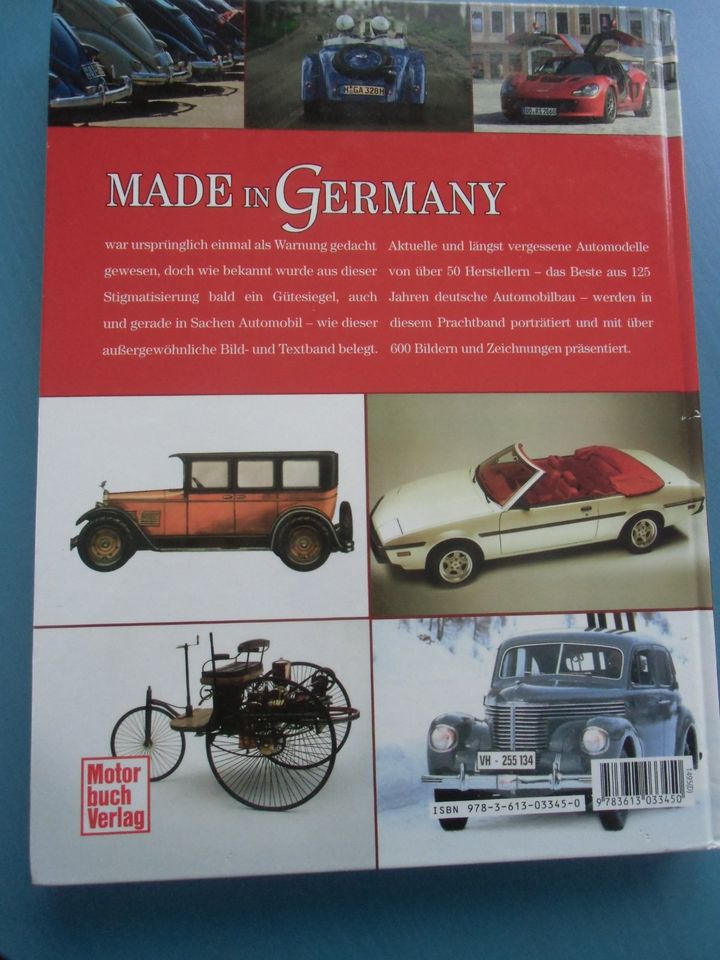 Bildband : Autos aus Deutschland made in Germany in Wilnsdorf