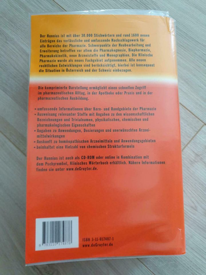 Pharmazeutisches Wörterbuch Hunnius 9.Auflage in Bitz