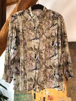 Vintage Bluse 40 Blumen Muster beige rosa schulterpolster Viscose Rheinland-Pfalz - Koblenz Vorschau