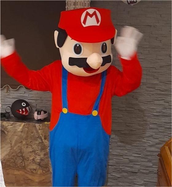 Super Mario Geburtstagsdekoration incl Kostüm und Spiele in Kassel