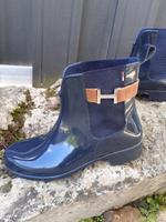 Gummistiefel Hilfiger blau Gr.39 gebraucht Hessen - Borken Vorschau