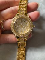 Schöne Damenuhr Armbanduhr Gold strass Glitzer Uhr Baden-Württemberg - Ludwigsburg Vorschau