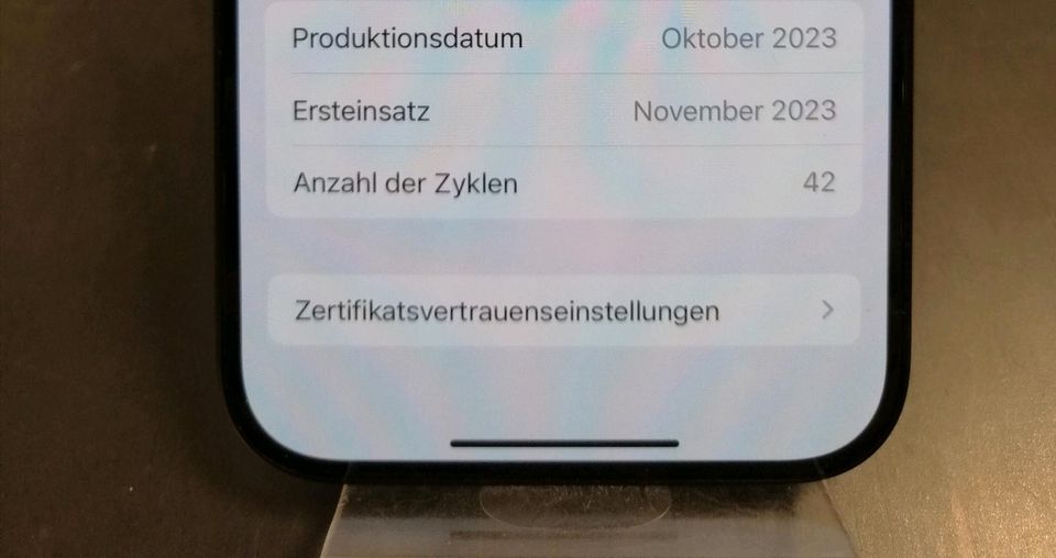 Apple iPhone 15 Pro 128 GB blau in Mühlhausen