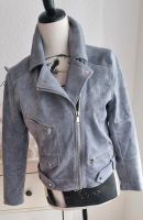 Eisblaue Wildlederjacke Bikerjacke H&M 38 Nordrhein-Westfalen - Mönchengladbach Vorschau