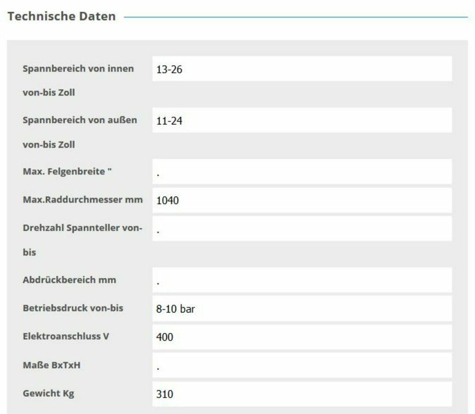 Reifenmontiermaschine Longus LMM-18-2-IT-H390 in Köln