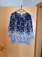 Bluse blau / weiss Gr 44  3/4 Arm - nicht getragen Nordrhein-Westfalen - Verl Vorschau