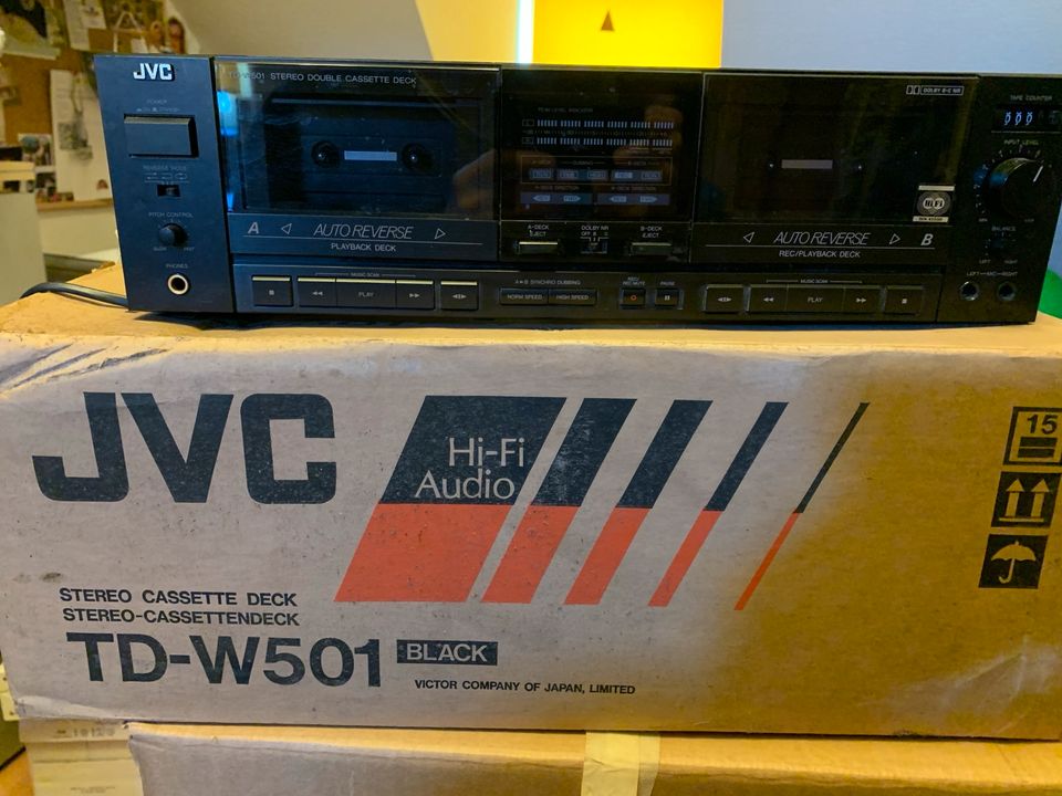 Cassettendeck JVC TD-W501 Black in Rietberg