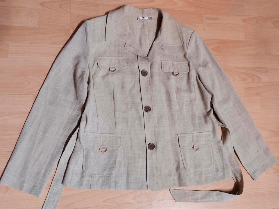 Blazer 44 Sommer Jacke Business Leinenoptik Qualität Neu in Melle