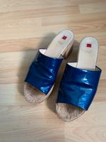 Plateau Schuhe Blau Gr 38,5 Högl Sandaletten Clogs Niedersachsen - Walsrode Vorschau