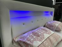 Boxspringbett Design Bett 180x200 cm Kunstleder Weiß LED Bielefeld - Bielefeld (Innenstadt) Vorschau